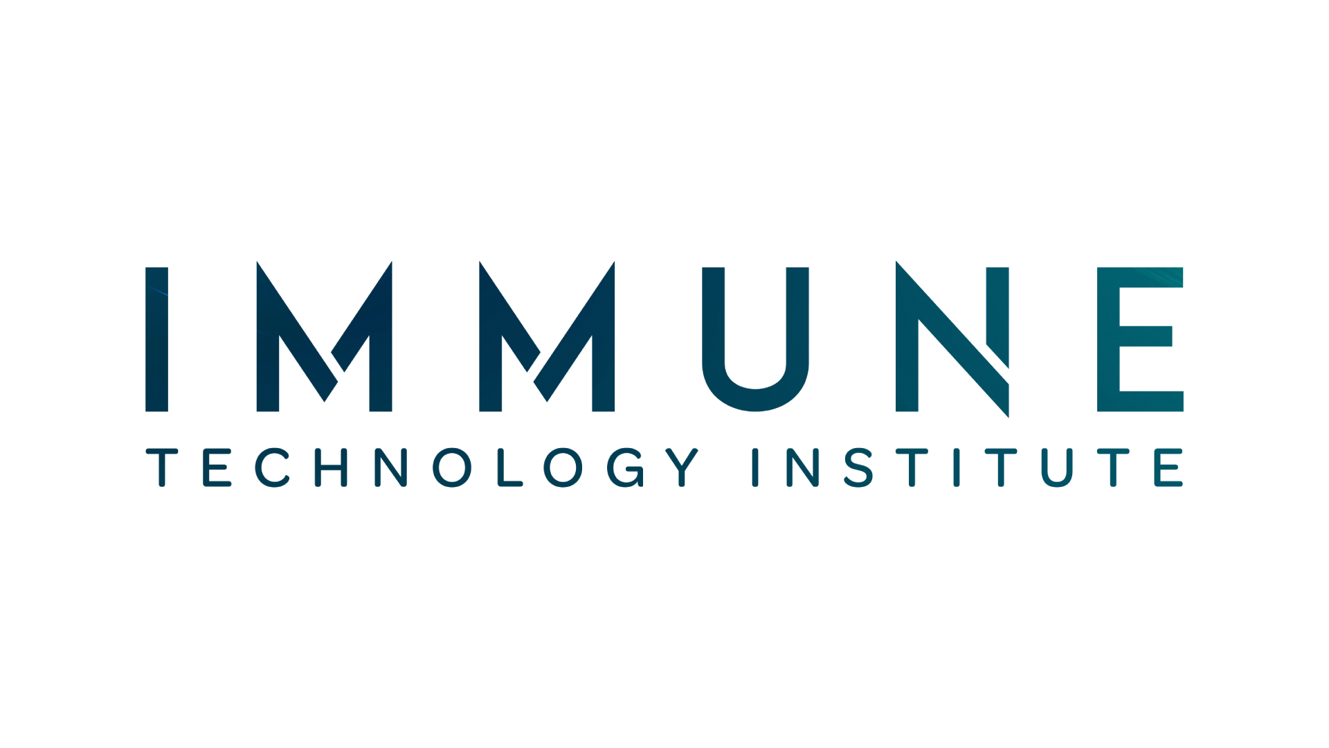 Logo IMMUNE en degrade azul